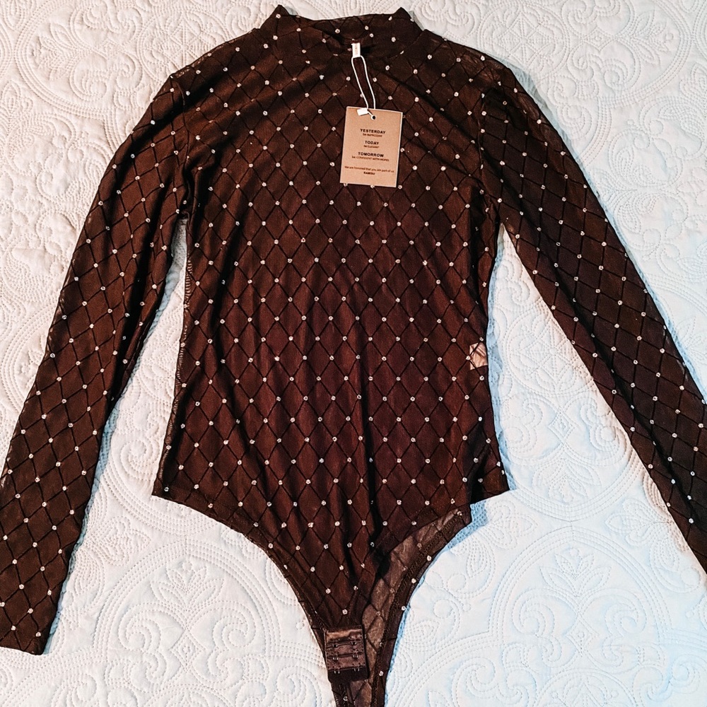 Rhinestone Bodysuit